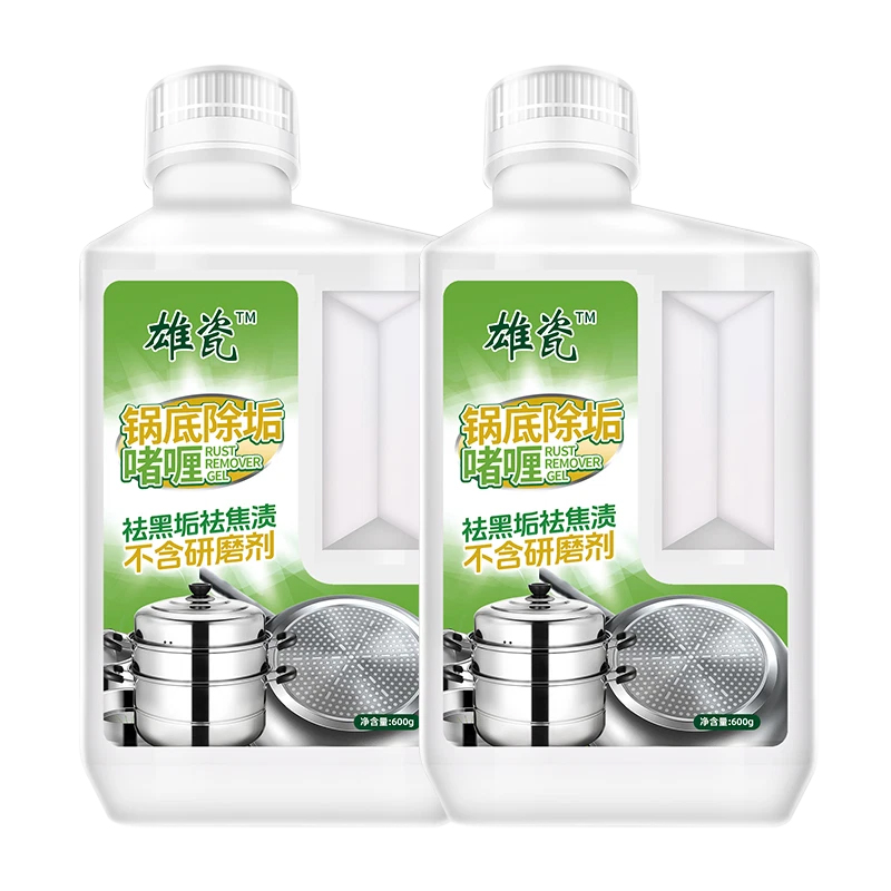 Can pot descaling gel effectively remove long-term heavy dirt?